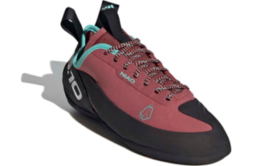 Image of Five Ten Niad Lace Climbing Shoes - Womens, Core Black/Core Black/Acid Mint, 7, FW2874-001-7