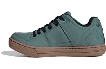 Image of Five Ten Freerider Canvas Shoes - Womens, Hazy Emerald/Core Black/Acid Mint, 8.5, GZ4656-8.5
