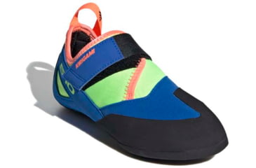 Image of Five Ten Kirigami Climbing Shoes - Kids, Glory Blue/Signal Coral/Signal Green, 1, EE9435-1