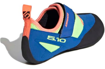 Image of Five Ten Kirigami Climbing Shoes - Kids, Glory Blue/Signal Coral/Signal Green, 1, EE9435-1
