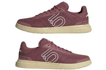 Image of Five Ten Sleuth DLX Canvas Shoes - Womens, Quiet Crimson/Ftwr White/Sandy Beige, 7, GZ9867-7