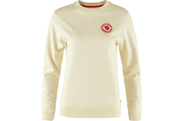 Image of Fjallraven 1960 Logo Badge Sweater - Womens, Chalk White, 2XL, F87230-113-XXL