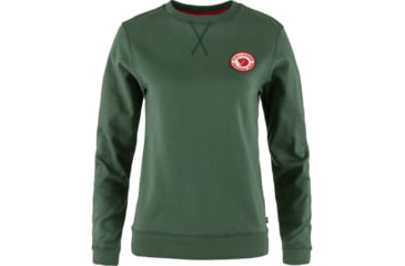 Image of Fjallraven 1960 Logo Badge Sweater - Womens, Deep Patina, Extra Small, F87230-679-XS