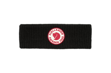 Image of Fjallraven 1960 Logo Headband, Black, One Size, F87082-550-OneSize