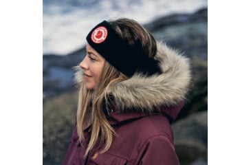 Image of Fjallraven 1960 Logo Headband, Black, One Size, F87082-550-OneSize