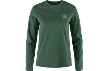 Image of Fjallraven 1960 Logo T-Shirt Long Sleeve - Womens, Deep Patina, Small, F86989-679-S
