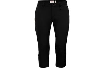 Image of Fjallraven Abisko Capri Trousers - Womens, Black, 12, F89584-550-42