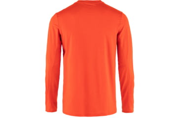 Image of Fjallraven Abisko Day Hike Long Sleeve - Mens, Flame Orange, Medium, F12600214-214-M