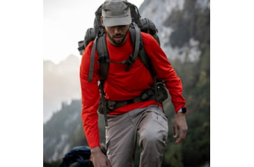 Image of Fjallraven Abisko Day Hike Long Sleeve - Mens, Flame Orange, Medium, F12600214-214-M