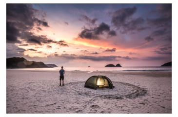 Image of Fjallraven Abisko Dome 2 Tent, Pine Green, F53502-616-One Size