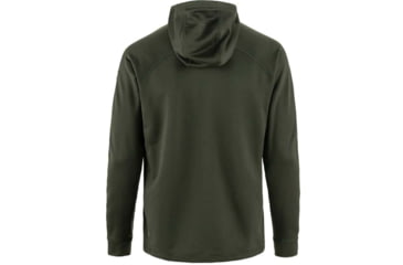 Image of Fjallraven Abisko Grid Fleece Hoodie - Mens, Deep Forest, Small, F12600228-662FR-S