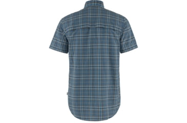 Image of Fjallraven Abisko Hike Shirt Short Sleeve - Mens, Indigo Blue/Dark Navy, Large, F82268-534-555-L