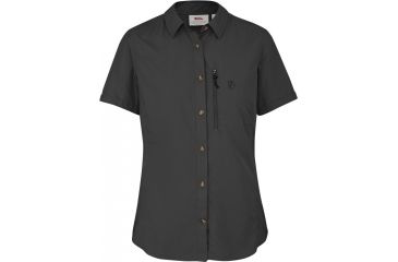 Image of Fjallraven Abisko Hike Short Sleeve Shirt Womens, Dark Grey, M F89653-30-M