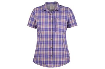 Image of Fjallraven Abisko Hike Short Sleeve Shirt Womens, Purple, XL, F89824-580-XL