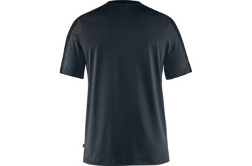 Image of Fjallraven Abisko Mesh Short Sleeve T-Shirt - Mens, Dark Navy, Large, F87198-555-L