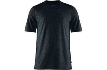 Image of Fjallraven Abisko Mesh Short Sleeve T-Shirt - Mens, Dark Navy, Large, F87198-555-L