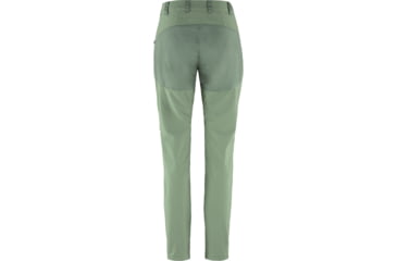 Image of Fjallraven Abisko Midsummer Trousers - Womens, Jade Green/Patina Green, 46, F89827-613-614-46