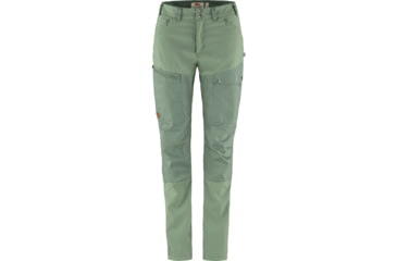 Image of Fjallraven Abisko Midsummer Trousers - Women's, Jade Green/Patina Green, 42/R, F89827-613-614-42/R