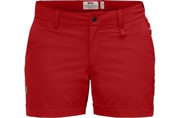 Image of Fjallraven Abisko Stretch Shorts - Women's-Red-EU 42