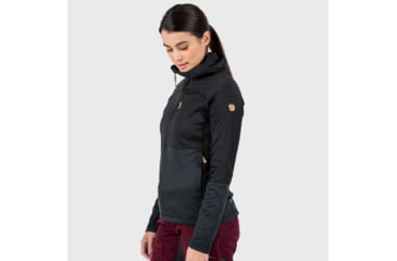 Image of Fjallraven Abisko Trail Fleece - Womens, Black, M, F89589-550-M