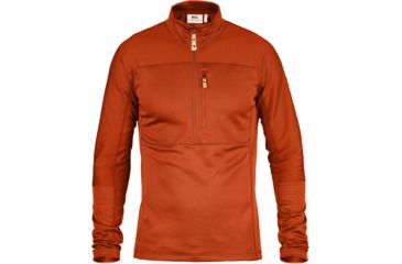 Image of Fjallraven Abisko Trail Pullover - Men's-Flame Orange-Large