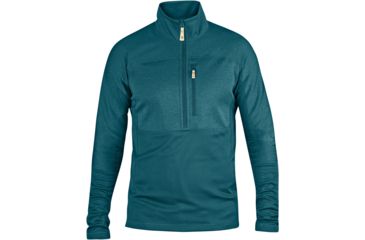 Image of Fjallraven Abisko Trail Pullover - Men's-Glacier Green-Medium