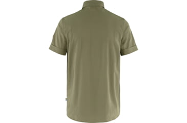 Image of Fjallraven Abisko Trekking Short Sleeve Shirt - Mens, Light Olive, Large, F87939-622-L