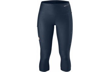 Image of Fjallraven Abisko Trekking Tights 3/4 Tights Womens, Navy, L F89781-560-L