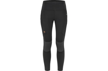 Image of Fjallraven Abisko Trekking Tights Pro - Womens, Black-Iron Grey, 2XL, F84771-550-048-XXL