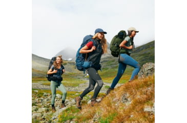 Image of Fjallraven Abisko Trekking Tights Pro - Womens, Black-Iron Grey, 2XL, F84771-550-048-XXL