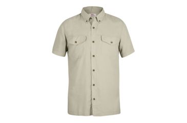 Image of Fjallraven Abisko Vent Short Sleeve Shirt - Men's-Light Beige-Small