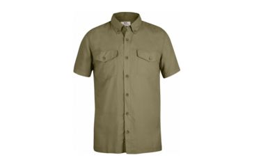 Image of Fjallraven Abisko Vent Short Sleeve Shirt - Men's-Cork-Large