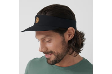 Image of Fjallraven Abisko Visor Cap, Black, One Size, F77409-550-OneSize