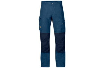 Image of Fjallraven Barents Pro Trousers - Mens-Uncle Blue/Dark Navy-Raw Length-EU 50