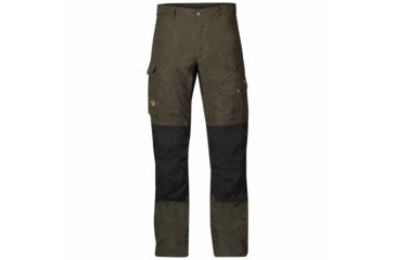 Image of Fjallraven Barents Pro Trousers - Mens, Dark Olive, 44 Waist, Raw Length, F81761-633-44