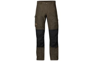 Image of Fjallraven Barents Pro Trousers - Mens, Dark Olive, 46 Waist, Raw Length, F81761-633-633-46