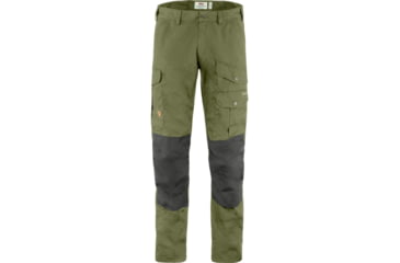 Image of Fjallraven Barents Pro Trousers - Mens, Green/Dark Grey, 58, F87179-620-030-58
