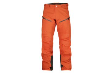 Image of Fjallraven Bergtagen Eco-Shell Trousers - Mens, Hokkaido Orange, 48 Waist, F83987-208-48