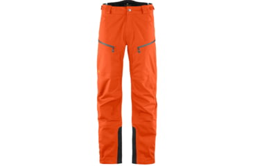 Image of Fjallraven Bergtagen Eco-Shell Trousers - Mens, Hokkaido Orange, 56, F86622-208-56