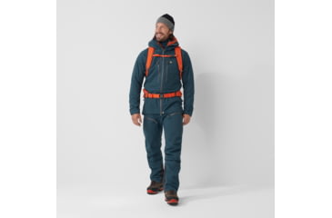 Image of Fjallraven Bergtagen Eco-Shell Trousers - Mens, Mountain Blue, 56, F86622-570-56