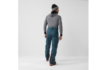 Image of Fjallraven Bergtagen Eco-Shell Trousers - Mens, Mountain Blue, 56, F86622-570-56