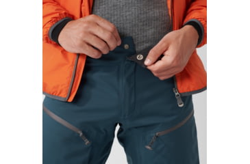 Image of Fjallraven Bergtagen Eco-Shell Trousers - Mens, Mountain Blue, 56, F86622-570-56