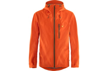 Image of Fjallraven Bergtagen Lite Eco-Shell Jacket - Mens, Hokkaido Orange, 2XL, F87403-208-XXL