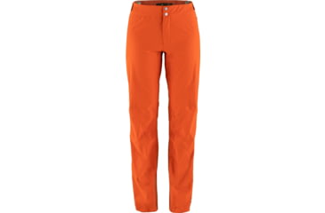 Image of Fjallraven Bergtagen Lite Eco-Shell Trousers - Womens, Hokkaido Orange, 40, F89885-208-40