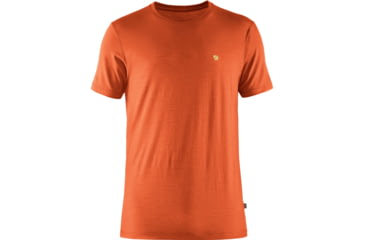 Image of Fjallraven Bergtagen Thinwool SS - Mens, Hokkaido Orange, Small, F87192-208-S