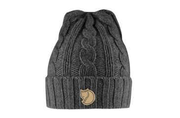 Image of Fjallraven Braided Knit Hat, Dark Grey, One Size, F77377-030-OneSize
