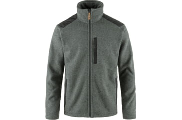 Image of Fjallraven Buck Fleece Jacket - Mens, Grey/Melange, Large, F81328-020-999-L