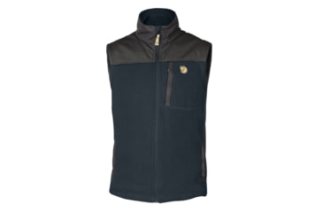Image of Fjallraven Buck Fleece Vest - Mens, Dark Navy, 2XL, F81727-555-XXL