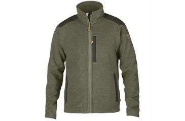 Image of Fjallraven Buck Fleece Vest - Mens, Laurel Green/Deep Forest, Extra Large, F81727-625-662-XL
