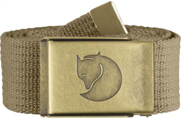 Image of Fjallraven Canvas Brass Belt 4 cm - Men's-Sand